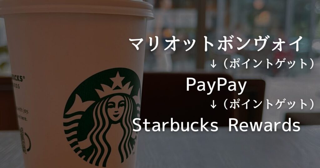 【マリオットの奴隷に朗報】PayPayでStarbucks®Rewardsへのチャージ可能に！